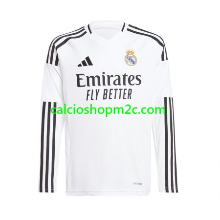 Real Madrid Maglia Prima 2024/2025 Manica Lunga